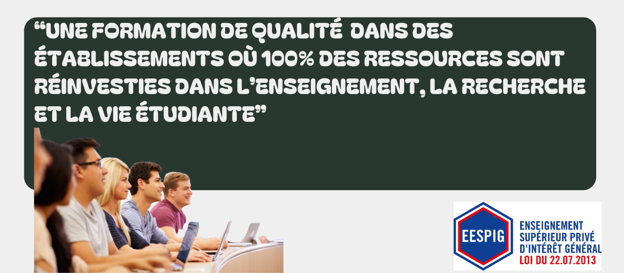 Focus sur les formations avec la qualification EESPIG